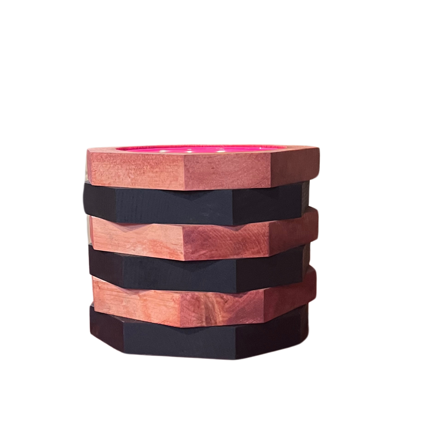 Handcrafted Wooden Candle Holder and Wine Bottle Display - Housewarming Gift - Wedding Gift - Rustic Home Decor