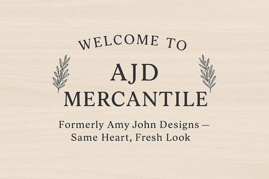We’ve Grown! Welcome to AJD Mercantile