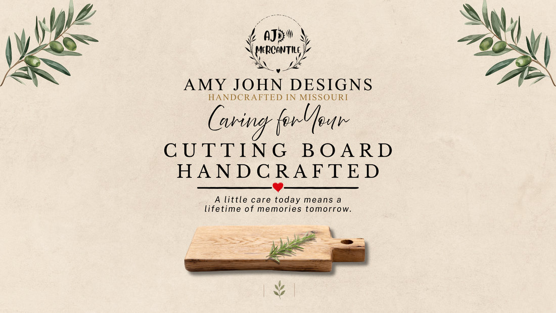 How to Care for Your Handcrafted Cutting Board