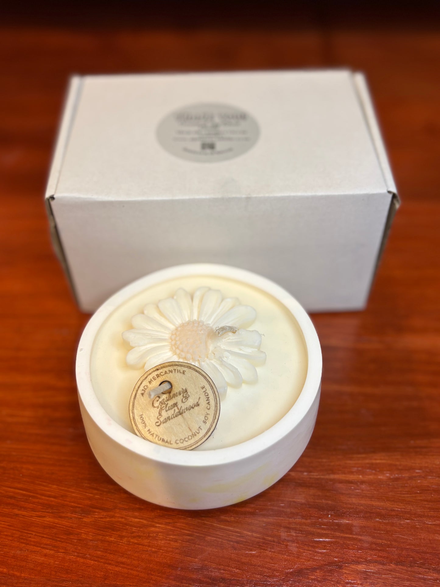Handmade Soy Coconut Wax Candle | Reusable Jesmonite Vessel | Luxury Home Décor Candle | Artisan Gift