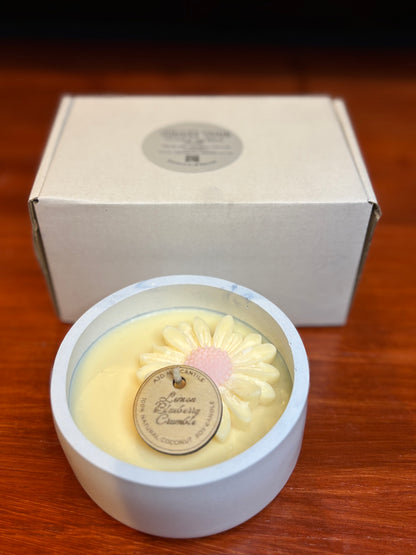 Handmade Soy Coconut Wax Candle | Reusable Jesmonite Vessel | Luxury Home Décor Candle | Artisan Gift