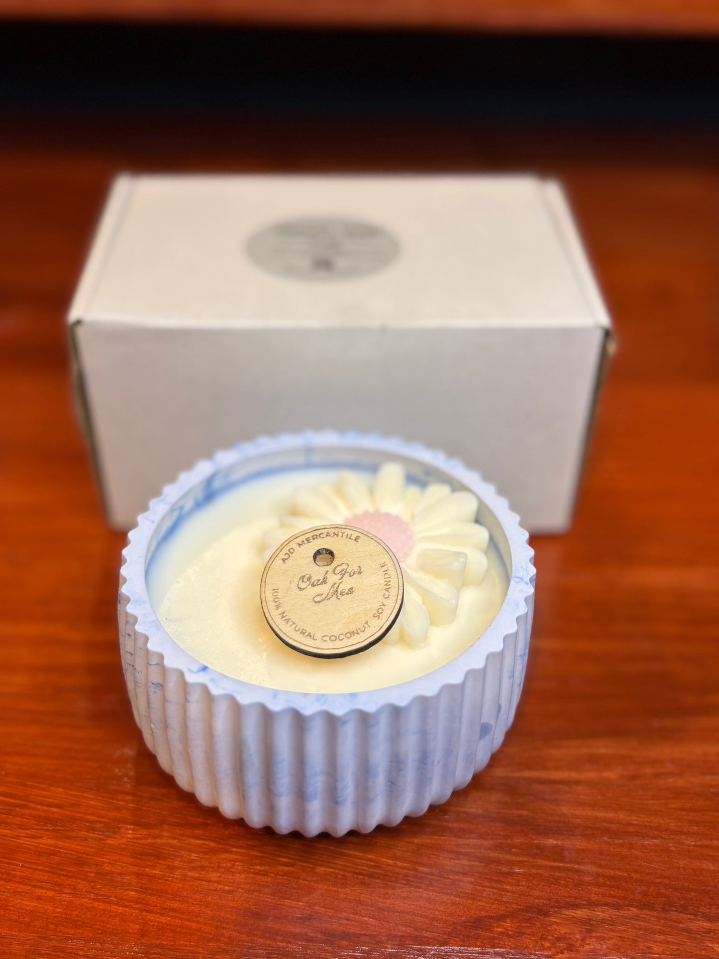 Handmade Soy Coconut Wax Candle | Reusable Jesmonite Vessel | Luxury Home Décor Candle | Artisan Gift