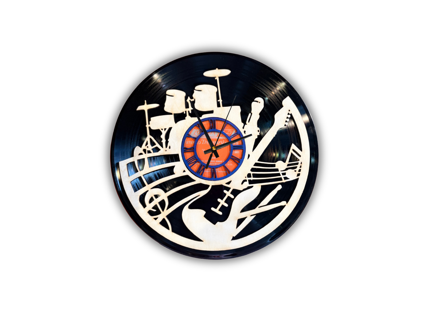 Custom Vinyl Record Clock