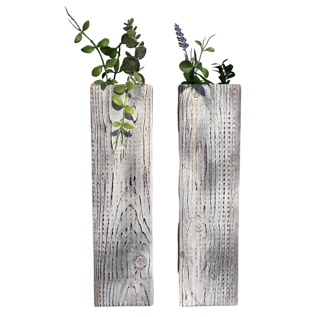 Farmhouse Wall Sconce Set, Wall Planters, Wall Hanging, Farmhouse Wall Decor, Wood Wall Pockets, Rustic Wall Decor