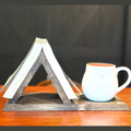 Book & Beverage Holder – Resin Accent – Multiple Colors