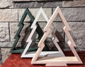 Elegant wooden Christmas decorations showcasing traditional craftsmanship and festive holiday spirit