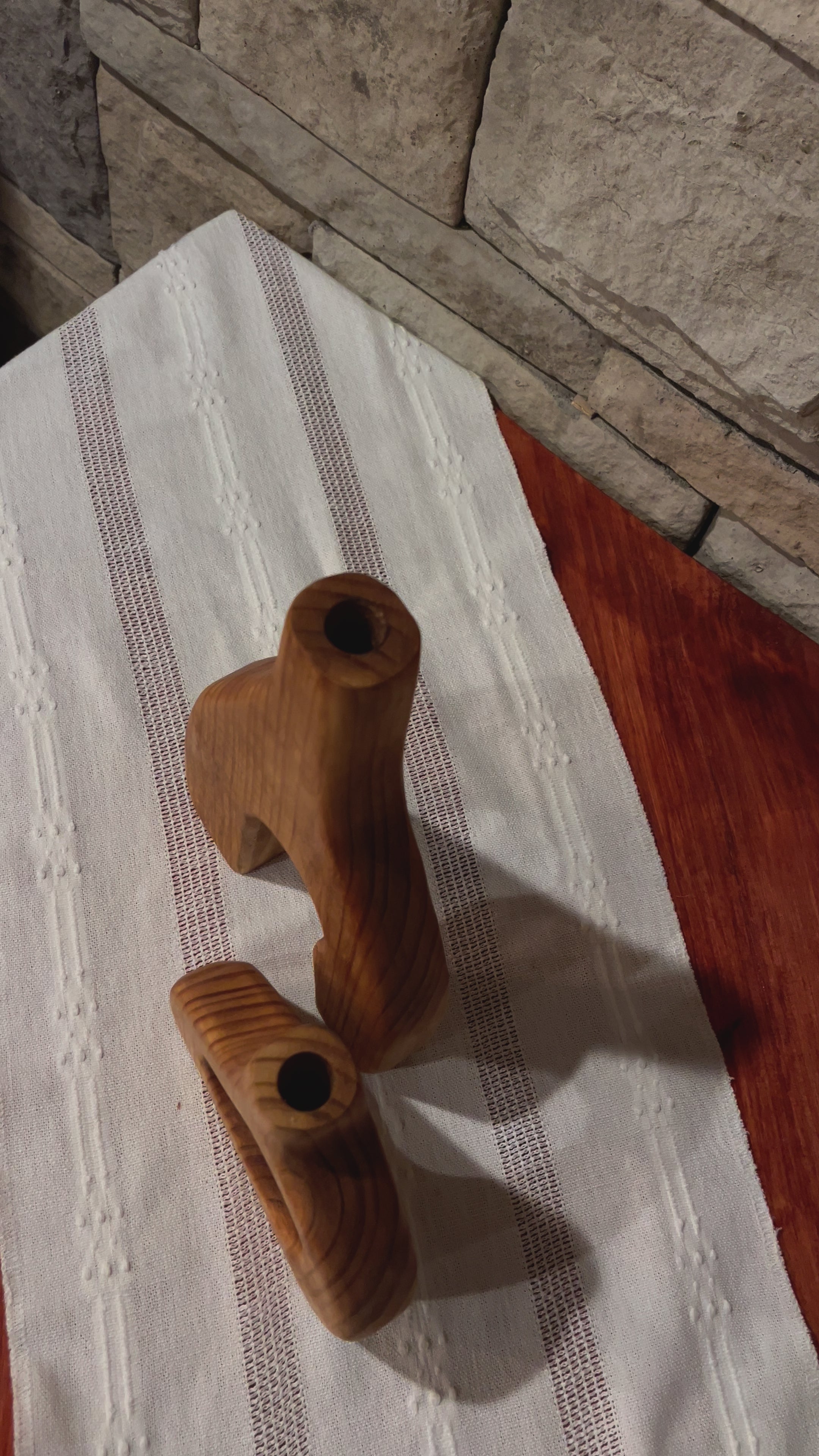 Scandinavian Minimalist Vases - Handcrafted Wooden Decor - Modern Home Decor - Farmhouse Chic
